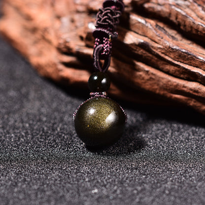 Gold Friday Stone Necklace