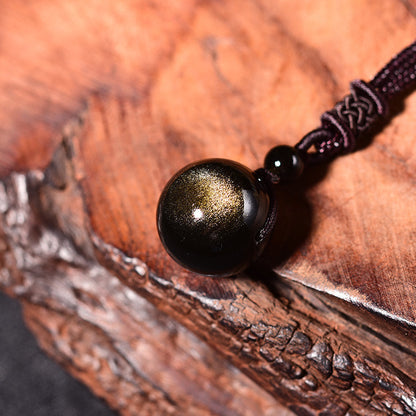 Gold Friday Stone Necklace