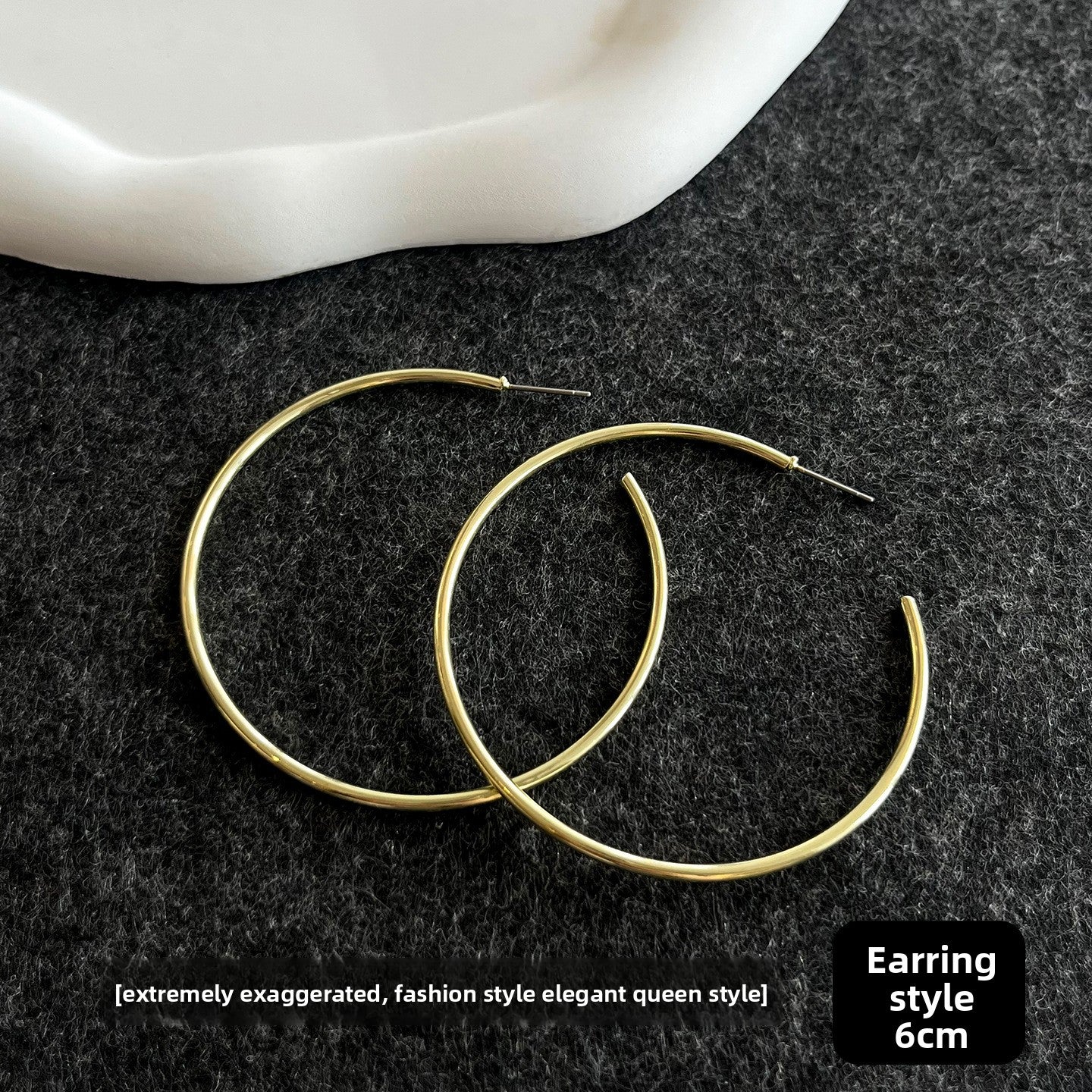 Gold Geometric Earrings with Pearl Accents