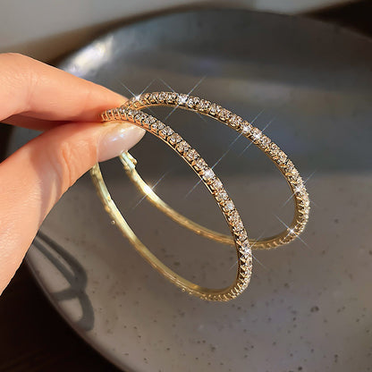 Gold Geometric Earrings with Pearl Accents