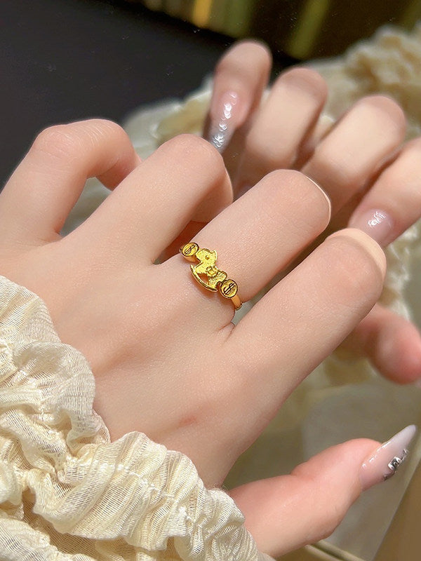 Gold Horse Ring