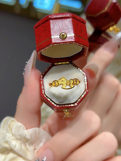 Gold Horse Ring