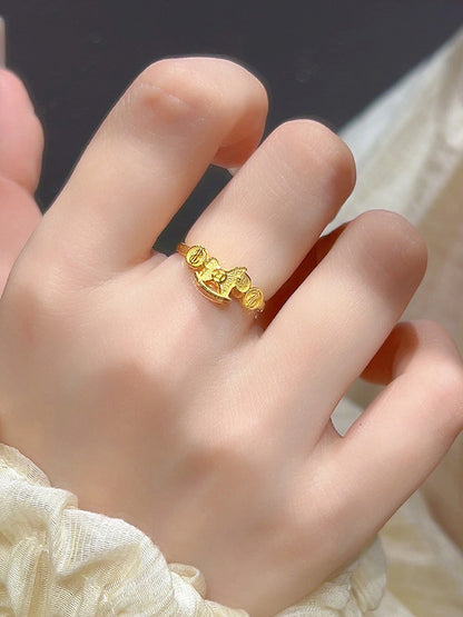 Gold Horse Ring