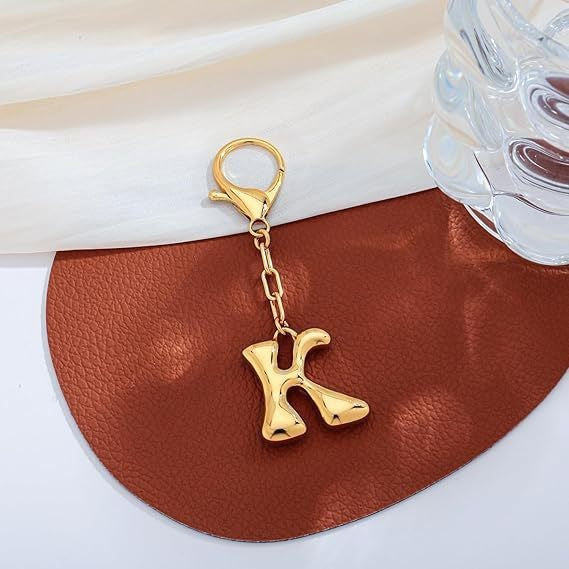 Gold Keychain Pendant