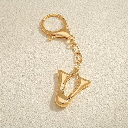 Gold Keychain Pendant