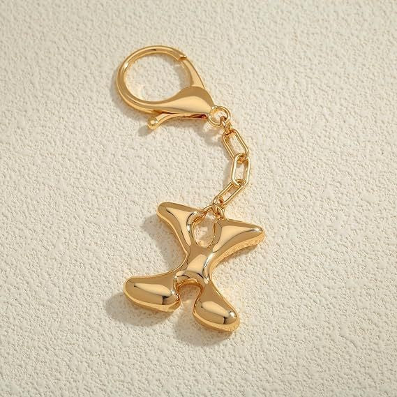 Gold Keychain Pendant