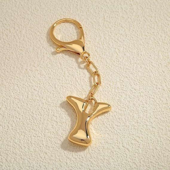 Gold Keychain Pendant