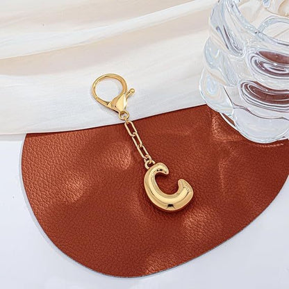 Gold Keychain Pendant