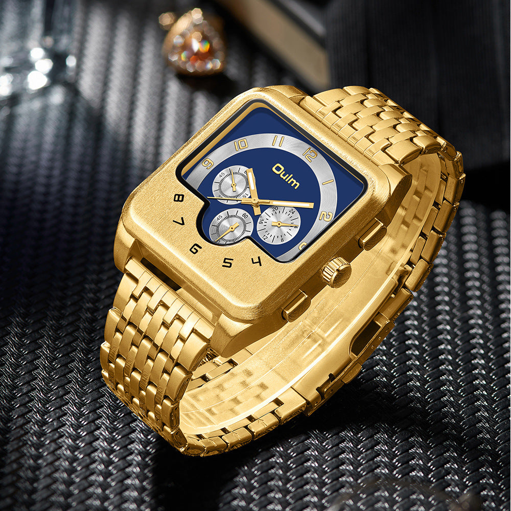 Gold men's watch