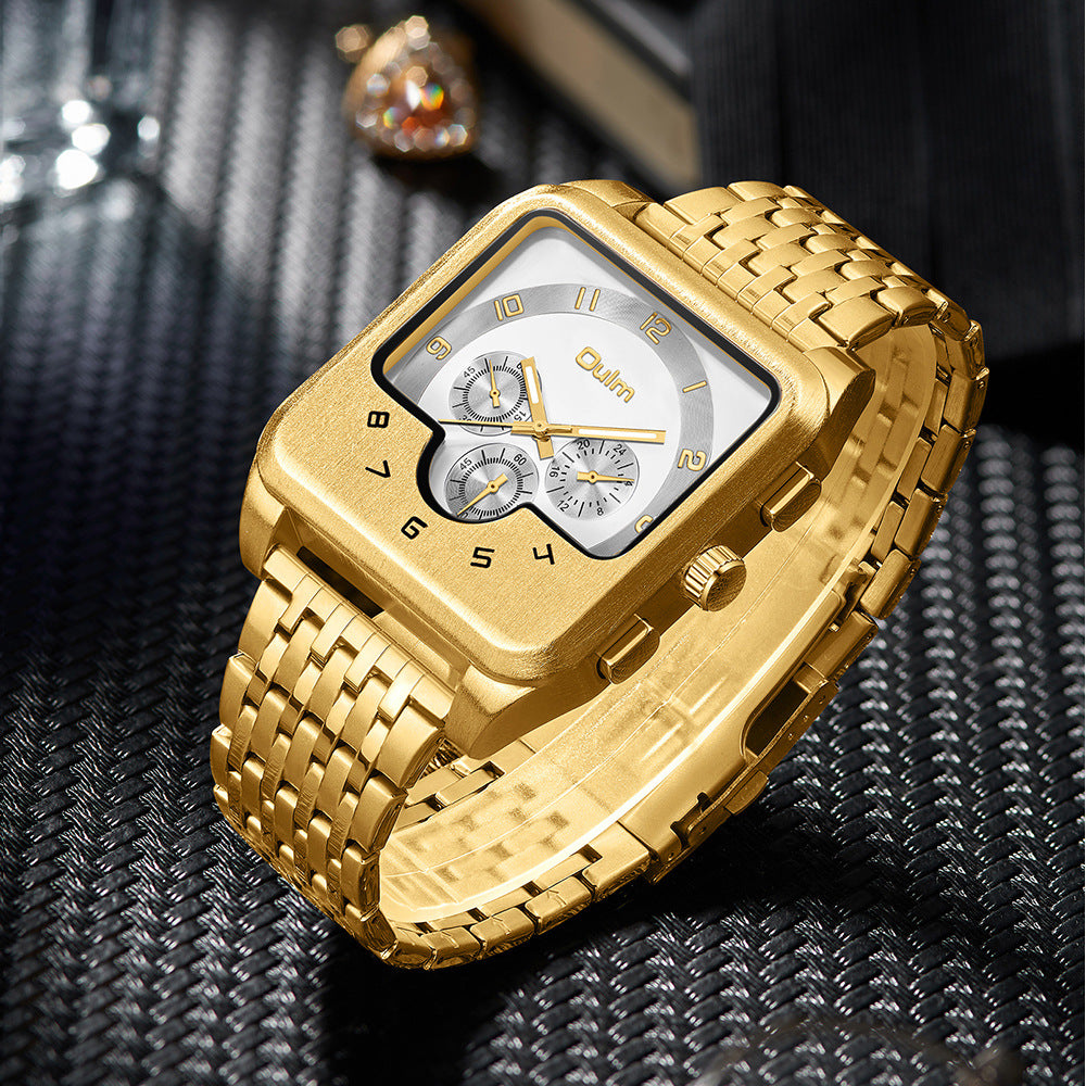 Gold men's watch