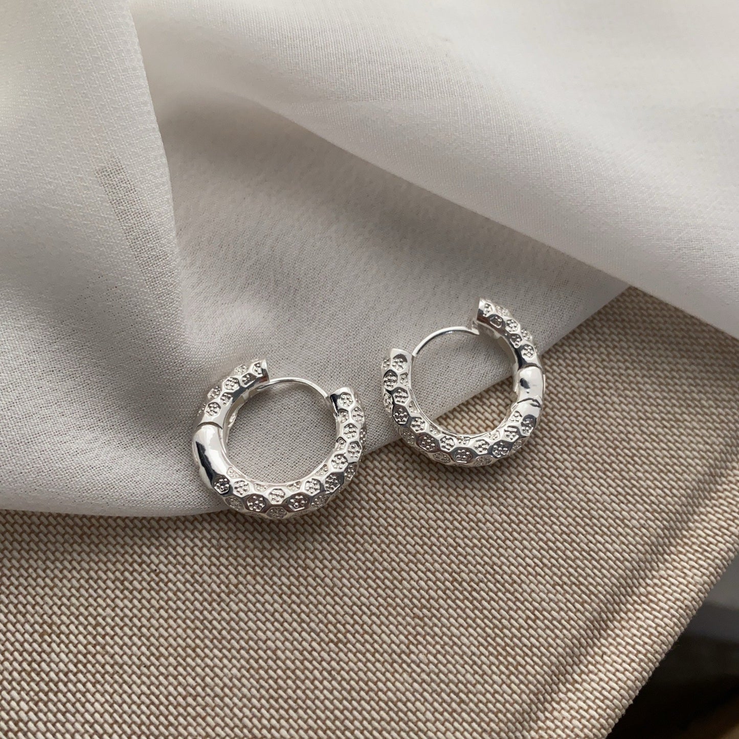 Gold Plated Brass Earrings