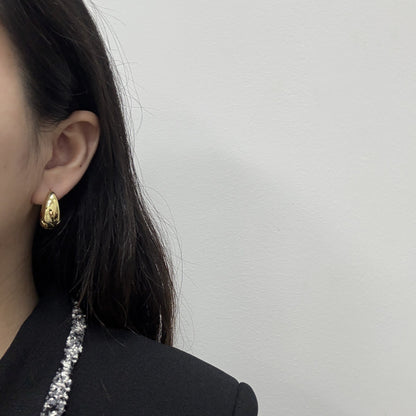 Gold Plated Brass Earrings