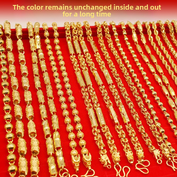 Gold Plated Brass Necklace for Men