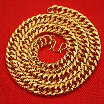 Gold Plated Brass Necklace for Men