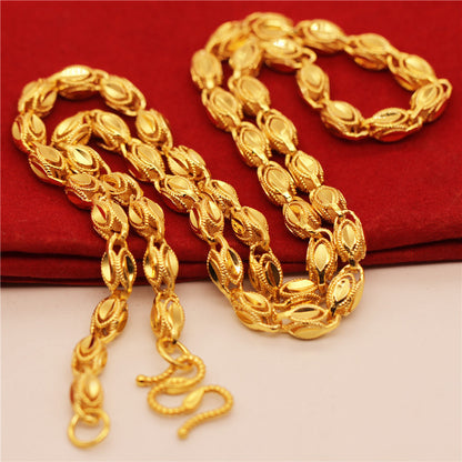 Gold Plated Brass Necklace for Men
