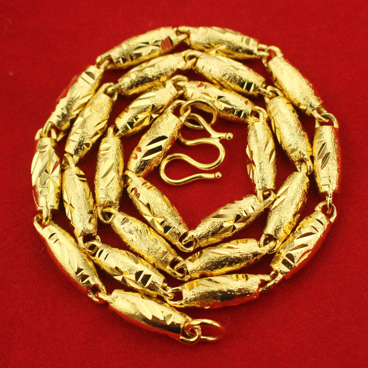 Gold Plated Brass Necklace for Men