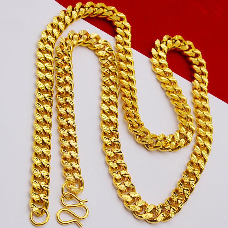 Gold Plated Brass Necklace for Men
