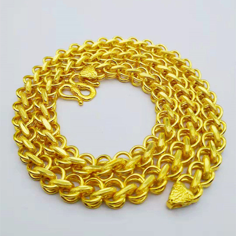 Gold Plated Brass Necklace for Men