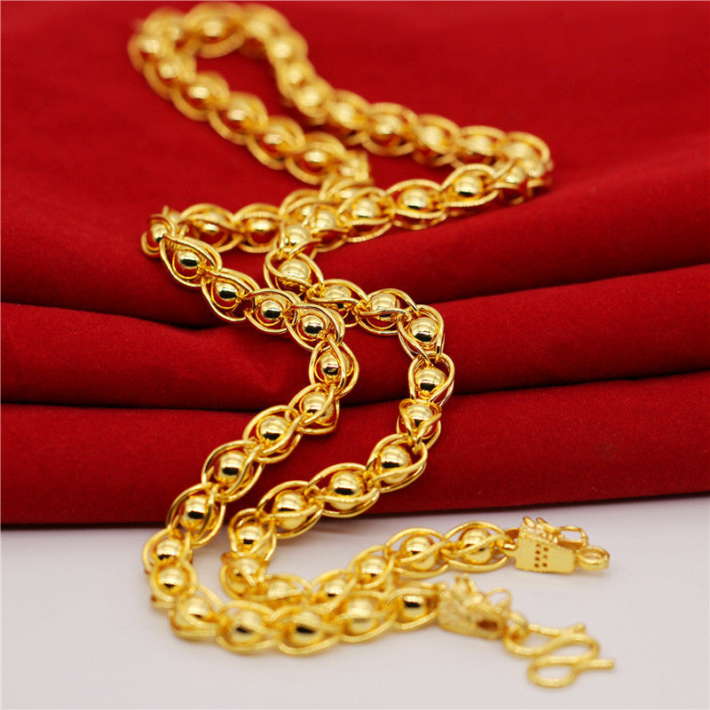 Gold Plated Brass Necklace for Men