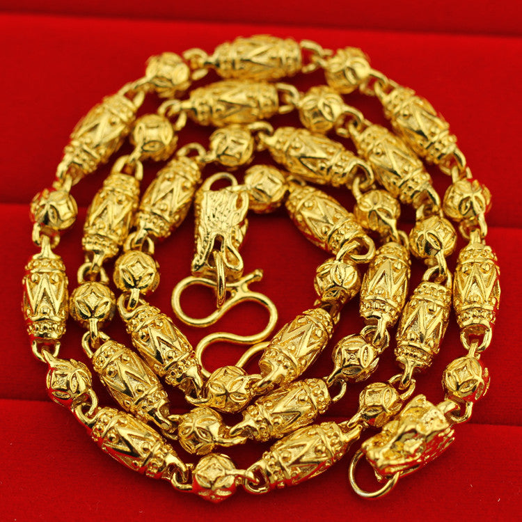 Gold Plated Brass Necklace for Men