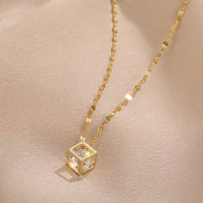 Gold-plated copper pendant