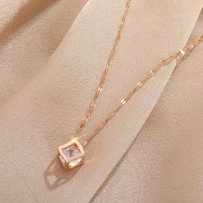 Gold-plated copper pendant
