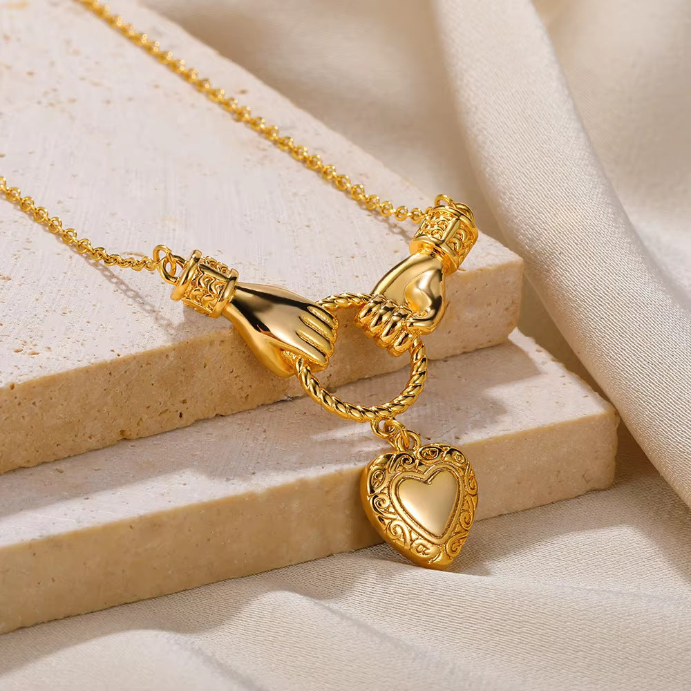 Gold Plated Evil Eye Zircon Necklace