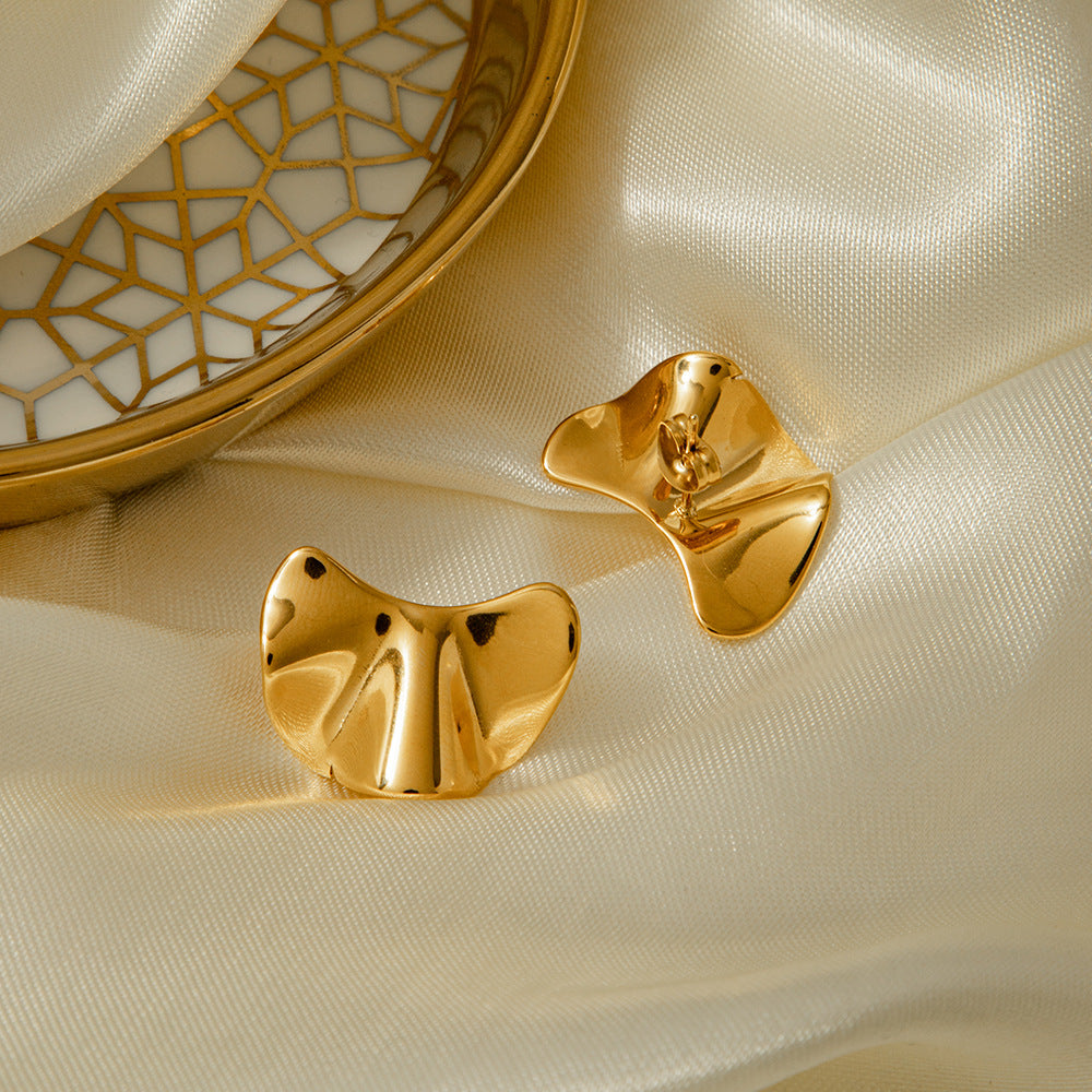 Gold Plated Geometric Earrings