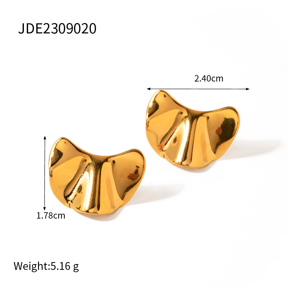 Gold Plated Geometric Earrings