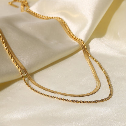 gold plated necklace