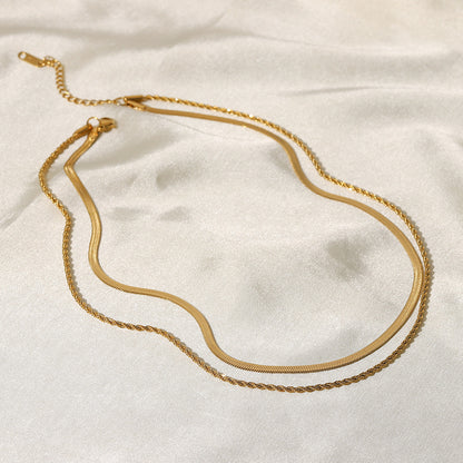 gold plated necklace