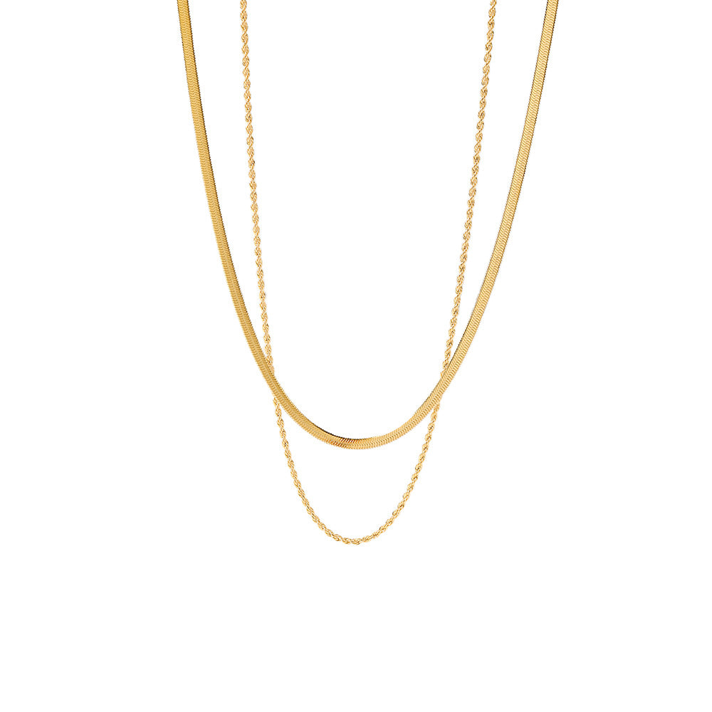 gold plated necklace
