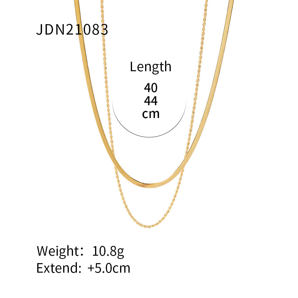 gold plated necklace