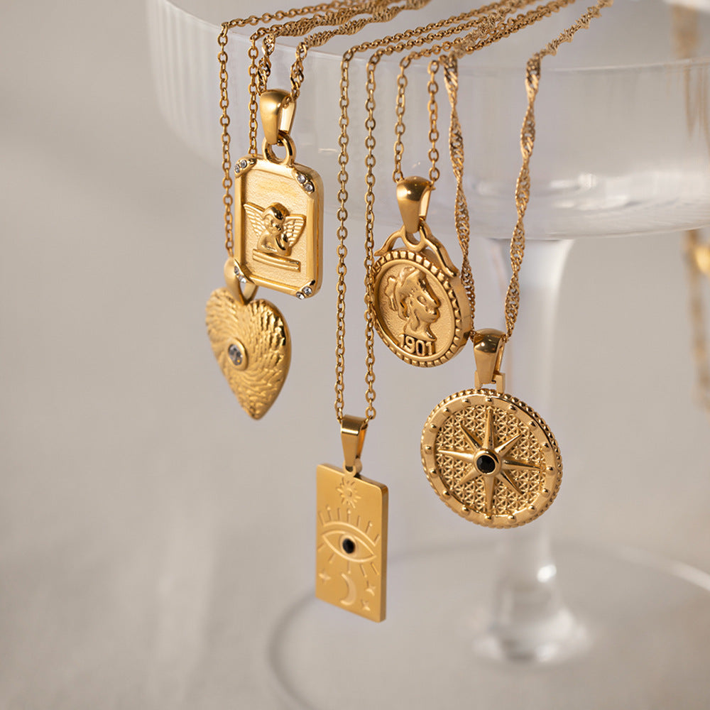gold plated necklace