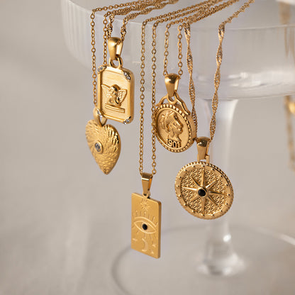 gold plated necklace