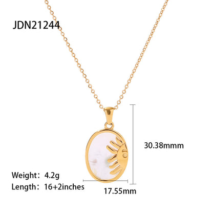 gold plated necklace
