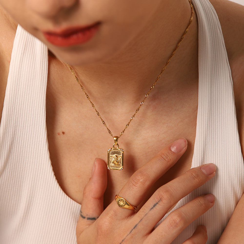 gold plated necklace
