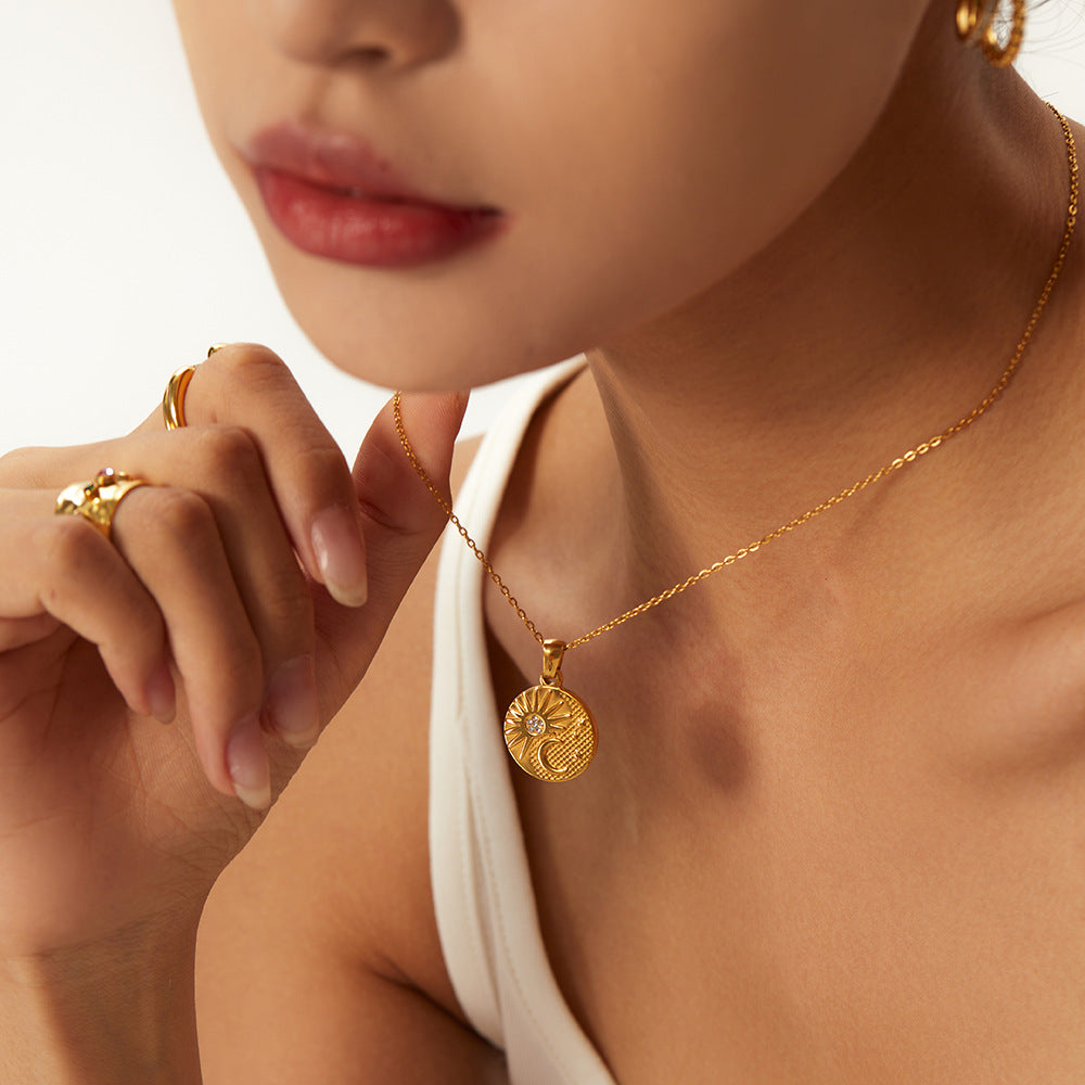 gold plated necklace