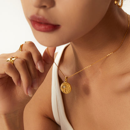 gold plated necklace