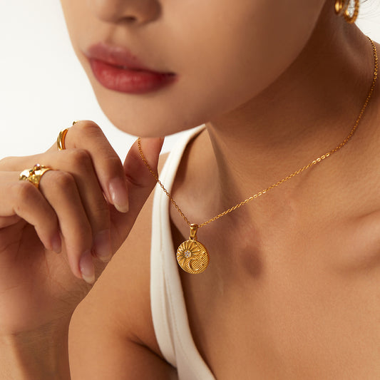 gold plated necklace