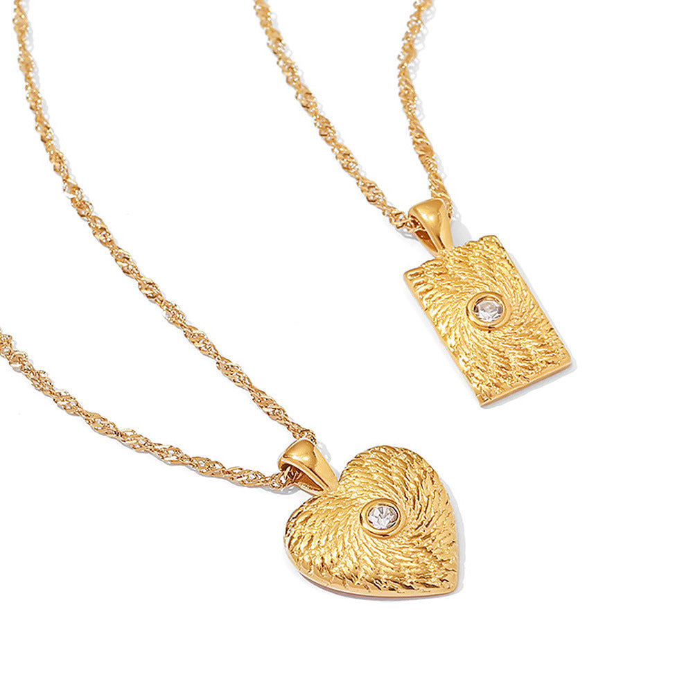 gold plated necklace
