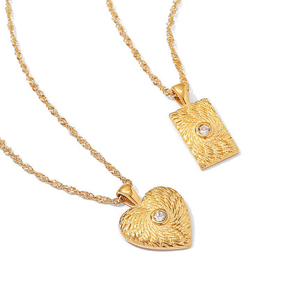 gold plated necklace