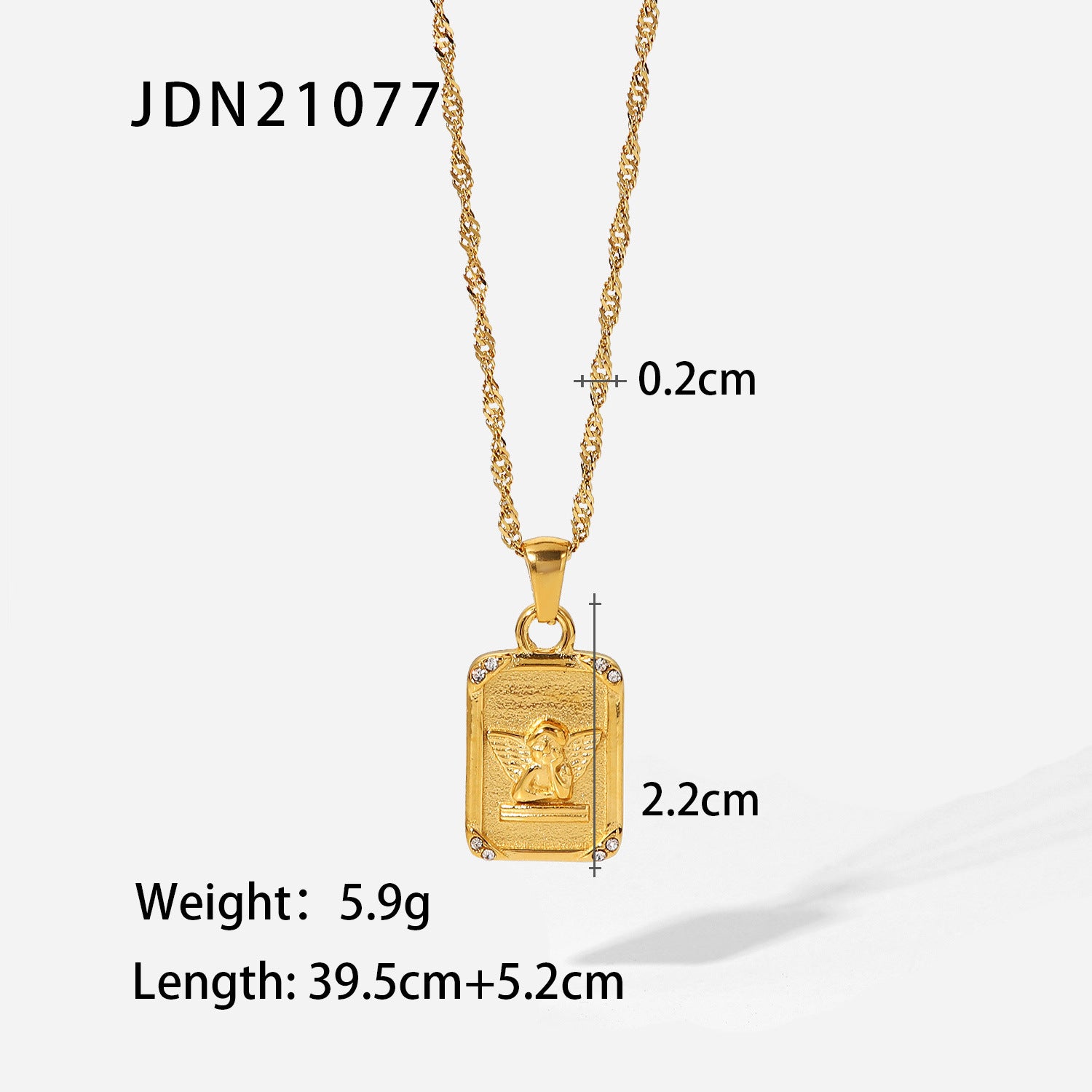 gold plated necklace