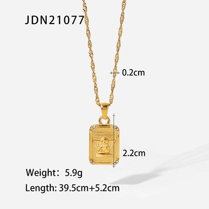 gold plated necklace