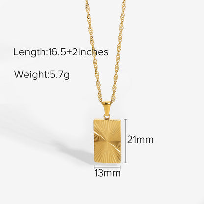 gold plated necklace
