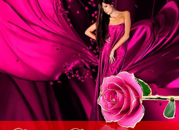 Gold-plated Rose Gift