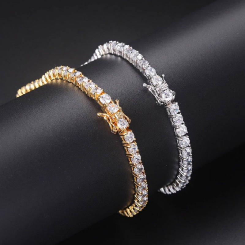 Gold Plated Zircon Bracelet
