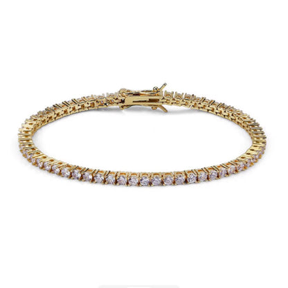 Gold Plated Zircon Bracelet