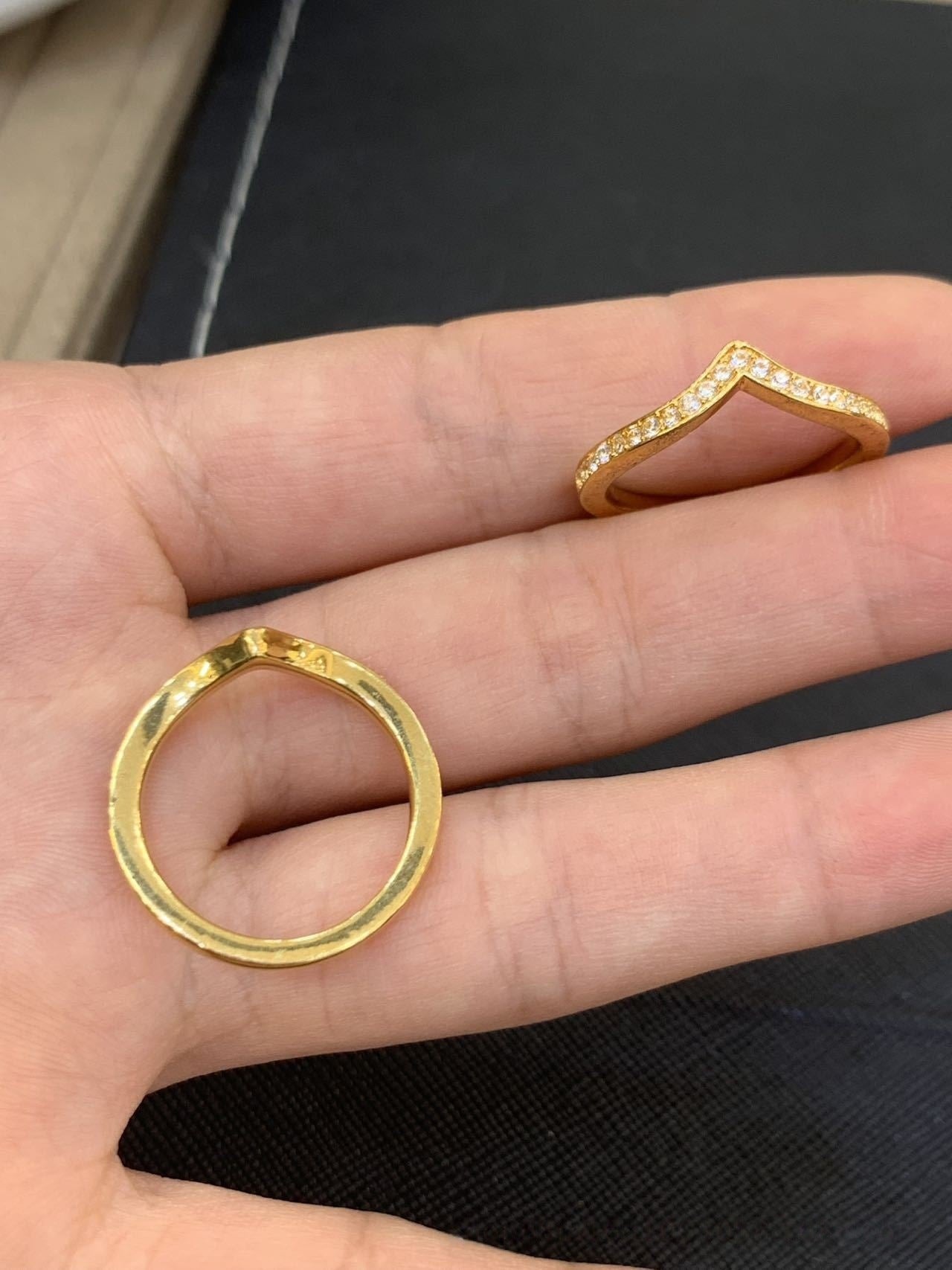 Gold Princess Series Solid Rings