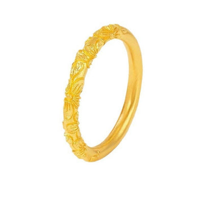 Gold Princess Series Solid Rings